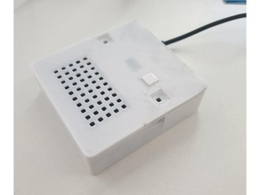 cisailles satellite de cas l'audio 2 hat respeaker raspberry pi zéro la voix l'assistant vocal le contrôle 3d print model - Mito3D
