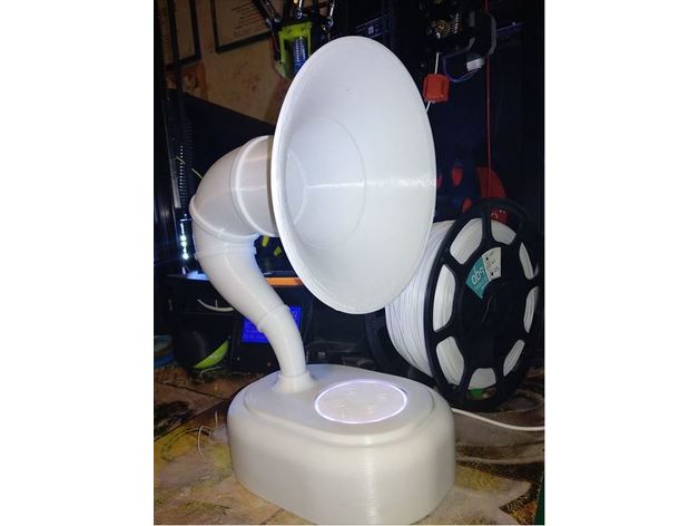 gramadex yandex alice irbis musica grammofono horn altoparlante 3D print model - Mito3D