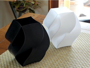 quadrazquina sculptures spiral vase 3d print model - Mito3D