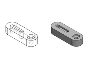 bowsie parçalar ayarlanabilir çapa ip 3d print model - Mito3D