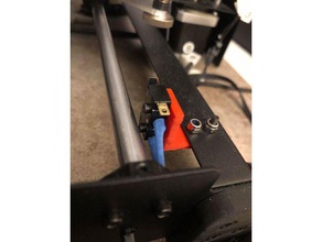 commutateur de limite adaptateur maker sélectionnez v2 3d l'imprimante pièces butée montage makerselect makerselect3dprinter makerselectv2 monoprice y-butée 3d print model - Mito3D