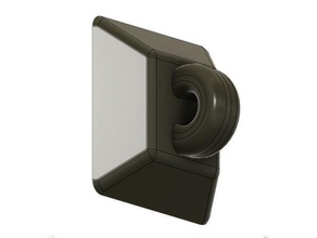 anillo para montaje en superficie plana de los hogares suministros gancho la pared 3d print model - Mito3D