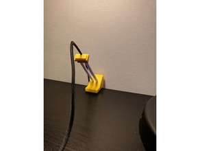 mountable mouse cord bungee computer flexible 3d print model - Mito3D