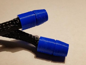 fil tressé harnais de capuchons d'extrémité 3d l'imprimante accessoires gaine tressée 3d print model - Mito3D