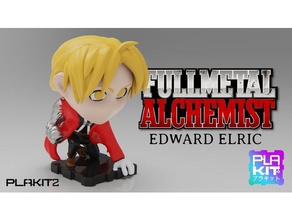 fullmetal alchemist edward plakit2 serisi oyuncaklar oyunlar aksiyon figürü anime koleksiyonluk toplama elric heykelcik manga minyatür purakito kaçırılan 3d print model - Mito3D
