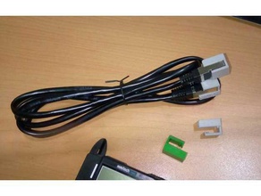 delgado conector ethernet rj45 capuchón protector equipo cable protección de 3d print model - Mito3D