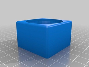 vibration dampening foot squash ball 3d printer parts 2020 extrusion 3030 hypercube evolution 3d print model - Mito3D
