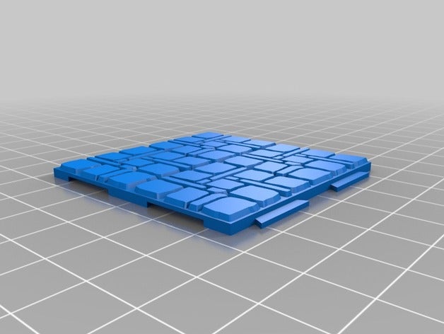 simple dungeon tiles cobble toy game accessories 3D print model - Mito3D