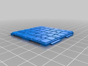 simple dungeon tiles cobble toy game accessories 3d print model - Mito3D