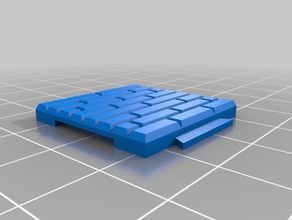 semplice dungeon piastrelle cotto giocattolo gioco accessori 3d print model - Mito3D