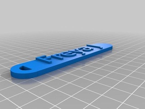 freyajajstag llaveros personalizado 3d print model - Mito3D