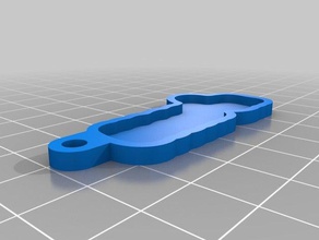 marta base keychains customized 3d print model - Mito3D