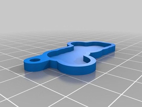 greta base keychains customized 3d print model - Mito3D