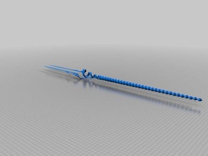 lancia di longino parted oggetti scena neongenesisevangelion 3d print model - Mito3D