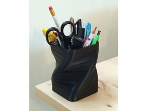 noch ein Stifthalter office desktop Bleistift pencilholder Bleistift-Halter Federhalter 3d print model - Mito3D