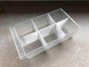 6 times drawer divider assortment rack aldi allit varioplus hobby 33 organization 3d print model - Mito3D
