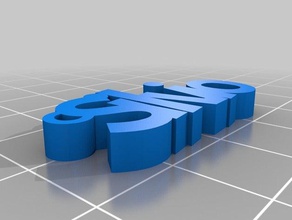 silvio acme Anahtarlık özelleştirilmiş 3d print model - Mito3D