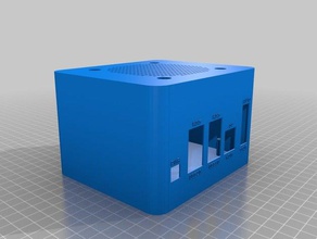 odroid-h2 case wip 3d printer parts printing odroid openscad 3d print model - Mito3D