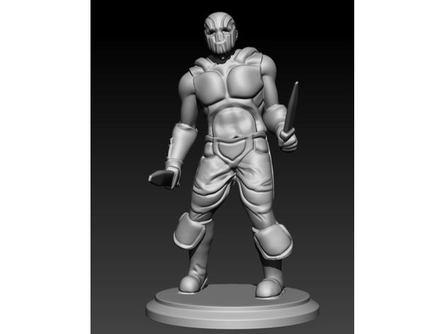 l'assassin personnes corps caractère sombre le mdn mini de la fantaisie figure passe-temps l'homme humain couteau miniature sculpture 3D print model - Mito3D