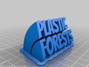 plastic forest office customized 3d print model - Mito3D