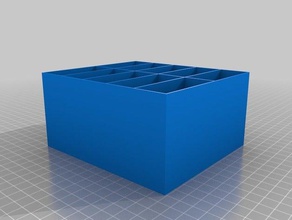 my customized customisable mini storage drawers tool holders boxes 3d print model - Mito3D