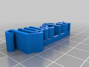 mi 3d personalizados nombre de la placa esculturas 3d print model - Mito3D