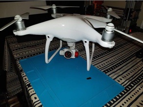 dji phantom 4 pro, fpv de la versión carreras rc vehículos cámara montaje drone cardán quadcopter 3d print model - Mito3D