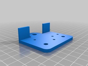 my customized cr10 x carriage plate only 3d printer parts 3d print model - Mito3D
