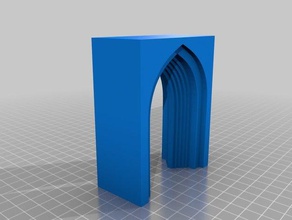 einfacher bogen las esculturas 3d print model - Mito3D