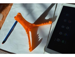 tablet holder foldable compact 3d print model - Mito3D