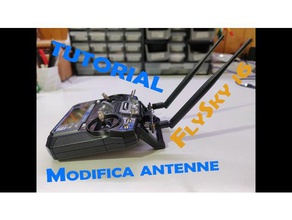 apoio mod flysky i6 antenas brinquedos jogos 3d print model - Mito3D