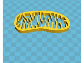 mitocondria plural de las mitocondrias biología celular 3d print model - Mito3D