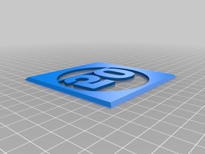 il mio personalizzato annersary 99good motivi 3d la stampa test 3d print model - Mito3D