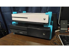 xbox 1 1s support video games stand one 3d print model - Mito3D