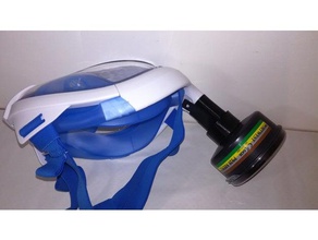 adaptateur easybreath máscara de gás atualização do adaptador 0504 esporte ao ar livre 3d print model - Mito3D