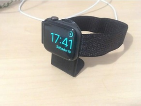 minimalist apple watch dock other stand charging 3d print model - Mito3D