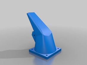 cooling fan funnel duct 3d printer parts 3d print model - Mito3D