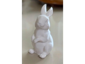 smoothed easter bunny animals 3d print model - Mito3D