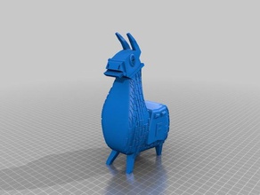 llavero fortnite lama juegos 3d print model - Mito3D