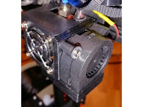 tronxy x5s v3 fan nozzle 4020 blower 3d printer parts 3d print model - Mito3D