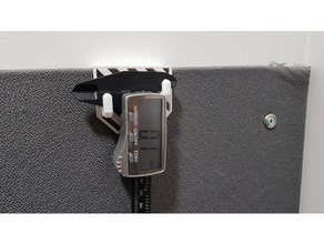 basic calibre gancho de pendurar quadros 10mm espessura ferramenta os titulares caixas diy do agregado familiar o organizador peg board cabide parede 3d print model - Mito3D