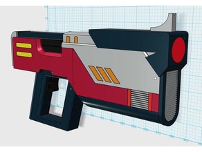 avocato rifle láser props 3d print model - Mito3D