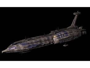 providence sınıf 217735 metre varyant korkusuz araç sermaye gemi taşıyıcı destroyer film uzay gemisi starship star wars 3d print model - Mito3D