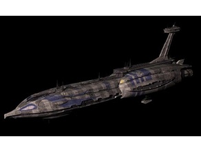 provvidenza-classe dreadnought 217735 metri di variante i veicoli nave capitale vettore destroyer film astronave starship star wars 3d print model - Mito3D