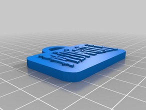 tedua keychain keychains 3d print model - Mito3D