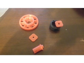openrc truggy differential lock instead gear vehicles 3d print model - Mito3D