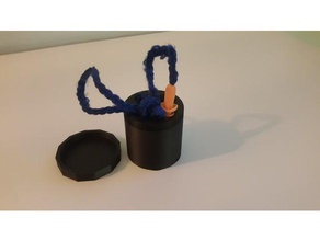 clip titolare cap altri contenitore tappi per le orecchie tipo di auricolare caso 3d print model - Mito3D