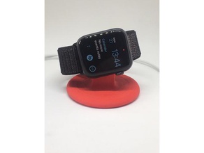 apple watch stand flexible filament gadgets 3d print model - Mito3D