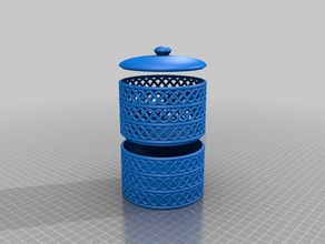 empilable cylindre jeu de 41 pièces organisation 3d print model - Mito3D
