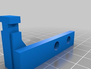 printrbot simple pro heat bed cord holder 3d printing metal 3d print model - Mito3D